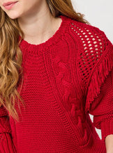 Load image into Gallery viewer, Joe Browns Sienna Fringed Cable Jumper