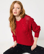 Load image into Gallery viewer, Joe Browns Sienna Fringed Cable Jumper