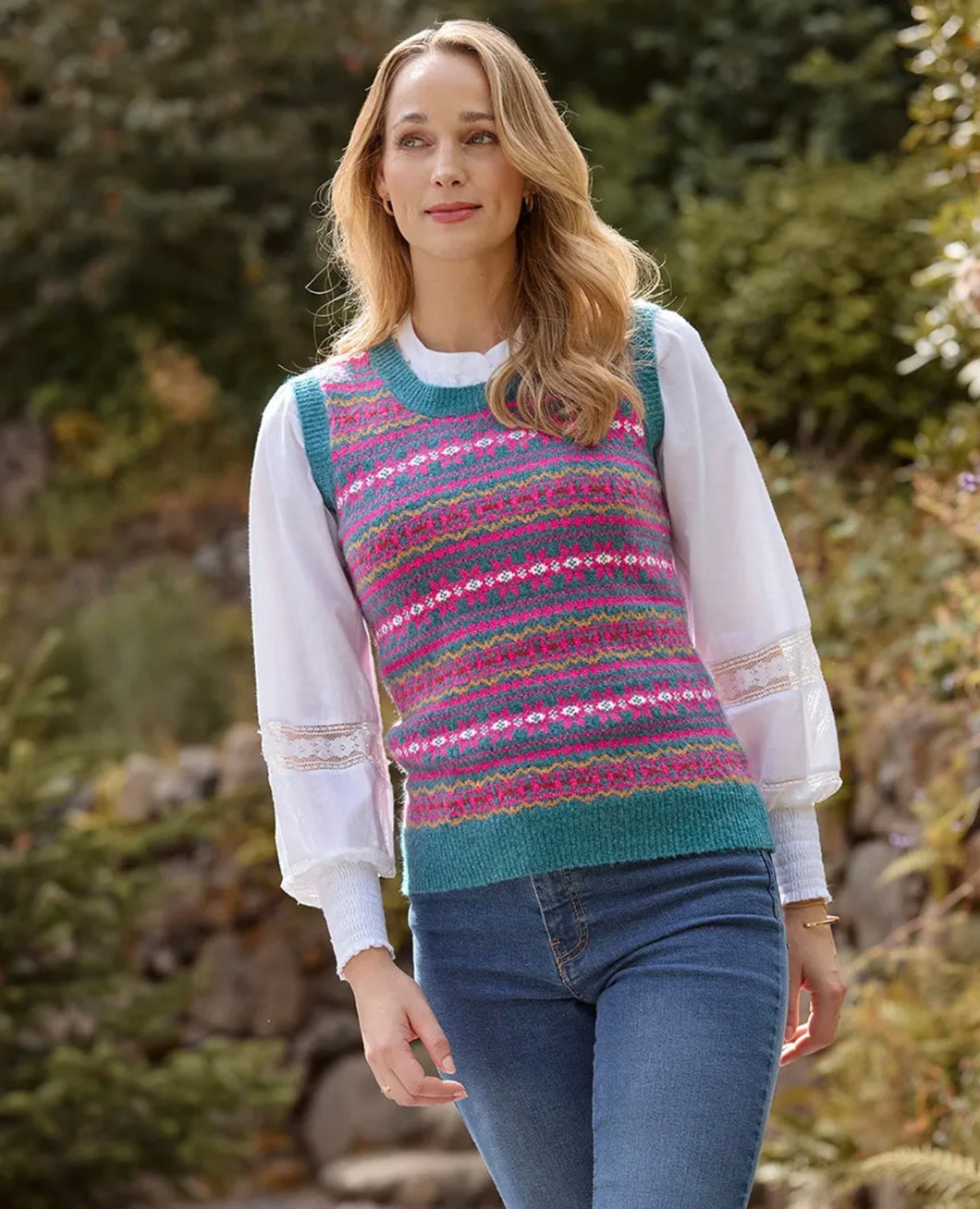 Joe Browns Fabulous Fairisle Tank Top