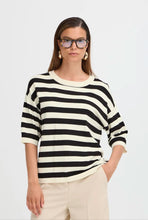 Load image into Gallery viewer, Morla Stripe Top - Black/White
