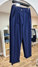 Load image into Gallery viewer, Frill Pocket Chino - Navy
