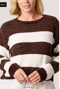 Chenille Stripe Jumper