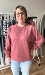 Pusti Roan Rouge Sweat Top - Long sleeve