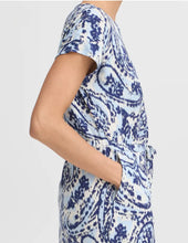 Load image into Gallery viewer, Blue Paisley Short Dress
