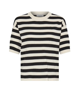 Morla Stripe Top - Black/White