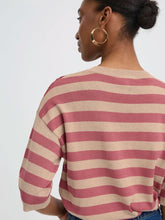Load image into Gallery viewer, Morla Stripe Top - Pink/Beige
