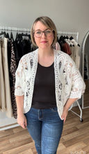 Load image into Gallery viewer, Open Front Crochet Cardi
