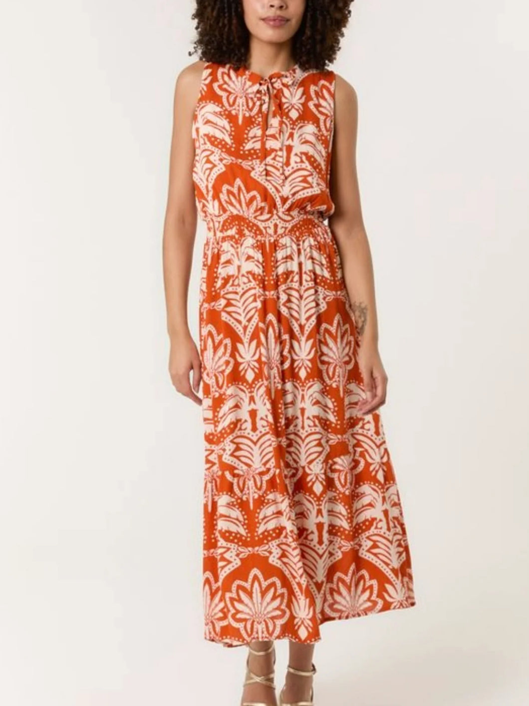 Barcela Dress ~ Burnt Orange