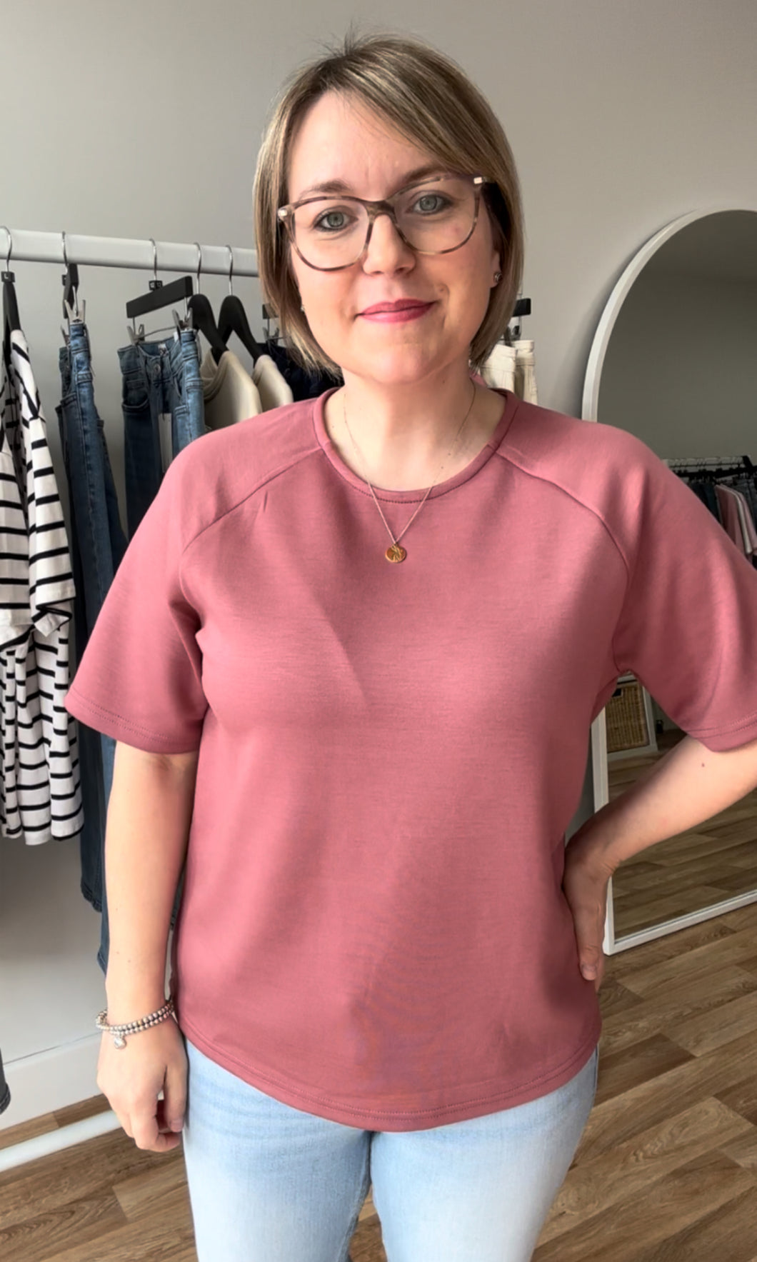 Roan Rouge Sweat Top - Short Sleeve