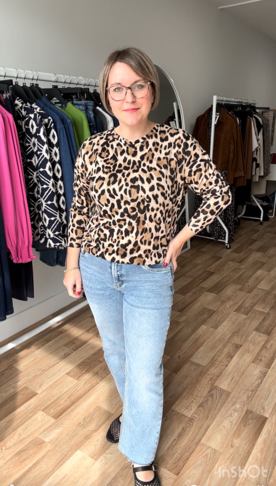 Pieta Top - Leopard