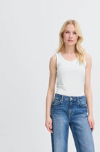 Load image into Gallery viewer, Silky Trim Vest - White
