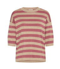 Load image into Gallery viewer, Morla Stripe Top - Pink/Beige
