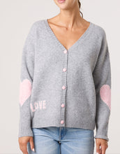 Load image into Gallery viewer, Pink Heart Cardi
