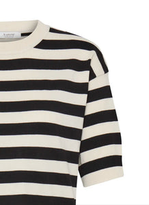 Morla Stripe Top - Black/White