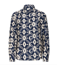 Load image into Gallery viewer, Ikat Navy Shirt

