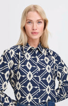 Load image into Gallery viewer, Ikat Navy Shirt
