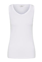 Load image into Gallery viewer, Silky Trim Vest - White
