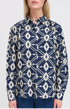 Load image into Gallery viewer, Ikat Navy Shirt
