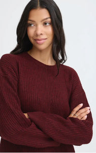 Emma Jumper Dress - Wine