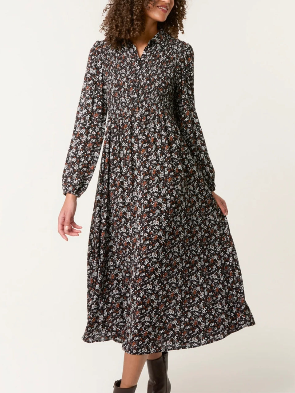 Autumn Floral Dress