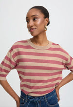 Load image into Gallery viewer, Morla Stripe Top - Pink/Beige
